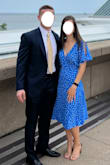 Bought this dress for a wedding and it was exactly what I needed! Full disclosure, I did pin the end of the sleeves together and removed the belt loop on the side but other than that it was perfect. I got SO many compliments. The color is beautiful. Wrap dresses are so nice because you can wrap it as tight as you want to fit your body. I was a little more aware of my cleavage than usual but it's not like my boobs were popping out of it - totally manageable. I want to wear this dress all the time. - Grace H.