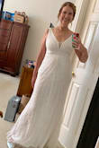 This dress is just beautiful and very well made. The cut was flattering on me and I didn't need to have any alterations made. I felt absolutely beautiful for my big day. Thank you Lulus! - Jodi G.