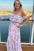 Absolutely gorgeous! Feels so nice on. For it to Greece but it is perfect for a wedding. Got so many compliments on it just absolutely beautiful - Heather T.