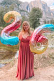 Bought for the purpose of dramatic photos, and for my birthday. Loved it so much I bought light blue too. Recommend this dress for any special occasion! - Alysia S.