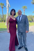 I wore this dress to a wedding.  The length was perfect with my heels and not too long when I switched to sandals.  The dress is fully lined with a thick, stretchy outer fabric which is forgiving.  I ordered a size smaller after reading other reviews and it worked out for me, definitely form fitting though. - Bridget M.