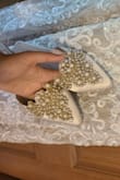 Size up for toe room. Very comfortable wore for wedding and bridal shower. - Audrey S.