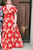 Love the dress. Arrived to the wedding and realized that it was the same dress the bride wore in her engagement announcements. Oops! Oh well.
I'm usually a 10-12 in dresses. - Emily M.