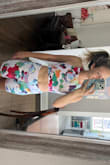 You WILL make progress in this cute top! I originally bought a small for a tighter fit that would support more impact, but it was a little tight around my armpits/shoulders. I sent it back for a medium (my usual size) and the fit was perfect. Definitely a medium-impact bra so keep it in mind for your workout! - Molly R.