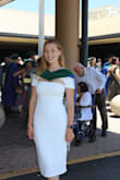 Perfect form fitting yet professional dress. Wore this to my graduation and everyone loved it!! - Katelyn S.