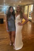 I bought this to change into for my wedding reception. Needed something I could dance in. The straps were a little longer than I needed, so I had to tack them in the back to make them a little shorter. Other than that, it fit well, it felt comfortable and I got a bunch of compliments on this dress! - Ashley D.