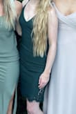 This was the perfect cocktail dress I got for a wedding rehearsal dinner! I've worn it to several weddings since. Has good stretch to it and hugs in all the right places. - Charlotte G.