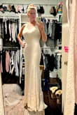I absolutely adore this dress. It fits beautifully and gives a more smooth look than something tighter or with more decor on it. The only bad thing is that I was annoyed that I had to order a XL. Initially I ordered a large thinking that it would be to big. Nope- sausage casing not a good look. I'm a size 8-10 depending on bloating or not. That's not and should never be an XL. To truly embrace women's diverse shapes and beauty- sizes needs to be realistic for Real women. Props for having models that don't fit the traditional modeling vision but go all the way Lulus. Otherwise it's just window dressing for media. - Jill P.