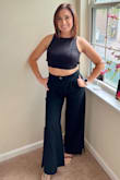 They fit perfectly. Not too tight or too small. Washed normally and steamed them to get wrinkles out. - Danielle K.