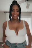 I'm in love with this bodysuit it's very comfortable and easy to pair with either jeans or a cute skirt. I usually have a hard time finding a bodysuit that fit good at the bottom most normal mash your bottom in and don't look flattering but this one doesn't do that I'm very impressed. Would definitely recommend I wish it came in different colors. - Lasheika F.