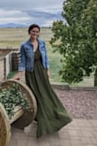 This was the perfect dress for a ranch wedding. It was super comfy and very cute and easy to dance in. I absolutely love it and can't wait to find an excuse to wear it again.
Only minor complaint is that the straps did fall off my shoulders easily but I think sizing down would have been too small. - Alex R.