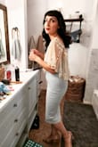 I felt incredible in this dress. I bought it so it would fit snug and I didn't even have to wear shapeware with it, because it kept me so snug and looking good - Elizabeth J.