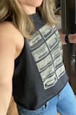 My new fav not super crappy crop.  Wore to a few concerts and bumming around with high waisted grey jean shorts. - Kristina G.