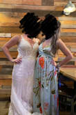 This dress was absolutely amazing! Just as beautiful in person as it was in pictures. I was super impressed with the quality of the material. My only complaint was the length. I'm 5'1" so it was WAY too long. Even with heels on. But I had it shortened and it fit like a dream. - Taylor R.