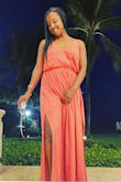 I love this dress. The material is very breathable. You can dress it up for brunch or dinner. - Regina S.