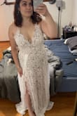 Absolutely obsessed with this dress! Fits AMAZING and can't wait to feel so beautiful and sexy on our wedding day in Vegas! Will not need any alterations with the heels I'm purchasing through lulus as well! Seriously, buy this dress! - Megan H.