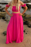 This is a perfect outfit for a beachy vacation day. I wore it in Hawaii and got so many compliments. The color is beautiful, fit is perfect. - Hannah C.