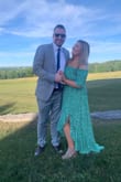 So comfortable, amazing movement in the skirt for dancing. I got so many compliments on this dress! Perfect for a summer wedding! 
(The dress looks like it drags on the ground in the picture but that was due to my pose, I didn't have a problem with the hem all night). - Rachel W.