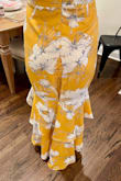 I loved how comfortable this dress was along with look wise but very disappointed in the quality. I wore it ONE time at a baby shower and the entire back ripped. I was standing most of the day which is why I'm really disappointed in the quality of ripping within four hours. Pretty dress but don't spend the money if you want to wear it more than once& - Kayla S.