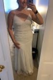It fit snug but not too tight. I'm not the smallest person and I bought a large hoping it fit and it fit beautifully-very flattering! - Tianna F.