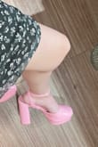 Was a bit complicated at first but my foot slipped in perfectly. I love how tall it makes me look and i received many compliments in them even asking where i got them and of course i told them Lulus! True to size and will definitely be ordering more heels from here! = - Bethany T.