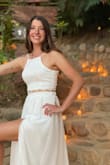 Wore this dress to our reception at my wedding, and loved it! Perfect to dance in, and very comfortable :) - Nicole L.