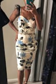 This dress is beautiful&I am a true XS that can sometimes wear a small due to athletic build, and the XS fit perfectly. So many compliments and the embroidery and embellishments took this dress to another level. Highly recommend! - Tandra L.