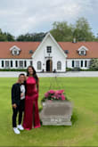 It's a beautiful dress, and was perfect for the wedding I needed it for. The slit is quite high, and the seam at the hip popped when I tried it on, but was able to fix it and wear it. - Katie M.