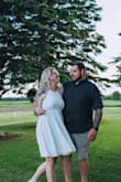 I bought this dress to wear for my engagement pictures. I really liked the comfort and quality of the fabric. It was thick enough to not be see-thru and had some stretch to it. - Dawn S.
