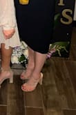 Flawless look and fit! Even comfortable with the heel - Pamela S.