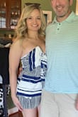 Runs tight in the chest area but fits perfectly everywhere else. Consider sizing up if you have a larger chest. Got tons of compliments! - Jennifer S.