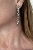 These earrings appear very high quality and hang very nicely. I like that the are not fixed in place but are chained together so they have some movement. I also like how they go with gold and silver. Great for the price. - Jennifer P.