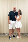 I bought an actual wedding gown for my and my husband's original wedding plans. We have been together 6 years and on a whim, we decided a few weeks ago we just wanted to do something more simple, just the two of us. I searched through so many white dresses on Lulus site and wanted something sweet and fun to wear for our courthouse elopement and casual pics afterward. This dress was perfect and exactly as pictured! Fits great, the straps are adjustable, and it arrived super quickly! - Ashley S.