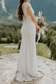 I have a pretty big bum and teeny, tiny boobs so was nervous about finding a dress for my big day, this dress was snug but in all the right places, I had to find a padded bra but overall I was super happy with the dress considering the value of it! - Emily W.