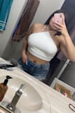 This top looked super cute and I was excited to finally receive it, however, upon trying it on I noticed that it was big in the chest area. After leaving it on for about 10 min I decided to return it. - Maria G.