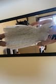 It is so cute and it has the perfect amount of fullness to the skirt. It's a great length if you are taller. It does run a tad bit small from the waist up but not enough to change size by any means. The material and lace are beautiful and I love the pockets. Would definitely recommend purchasing! - Aleasha U.