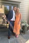 Absolutely love this dress. I originally ordered a small and while it did fit, it was a little tight above the waist under the chest so I switched to a medium! I have a small chest and therefore the sleeves/straps were a little big but otherwise it fit great! Would definitely recommend! I wore it to a formal summer wedding and it was perfect! - Allie S.