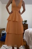 Bought for a wedding and fit like a glove! The material was a little too fancy for the wedding I was attending but I kept it because I love it so much. - Sophie M.
