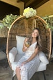 Sooo comfy and lightweight. Was so perfect for my outdoor summer bridal shower. I received so many compliments! - Monica T.