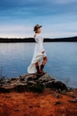 This was a great dress. It photographed really well, was comfortable and the material draped perfectly. - Lia B.