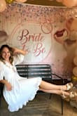 If you are thinking about getting these shoes, do it! I am 5'3 and these shoes gave me some height and they are comfortable! I wore them to my bridal shower. They fit true to size, I ordered 8.5 and that's my usual size. I wanted shoes I would wear again outside of bridal events, and these are it. - Brianna B.