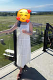 I wore this for my bachelorette activity of visiting wineries and it was an absolute VIBE on a beautiful summer day. It fit perfect and I didn't need to wear a bra or anything beneath because it is lined and not see-through. - Beatrice P.