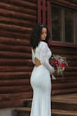 As soon as I put this dress on I knew it was the one. It fits like a glove and is so flattering and timeless! Love love loved it! - Jocelyn B.