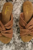 These are so comfy. My feet are on the wider side and the suede uppers of these aren't too tight. The soles are super comfortable too.  I already ordered these in black too. - Courtney D.