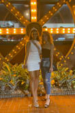 Perfect dress in Miami for dinner out with my girlfriends. Super comfortable. I'm usually between a small and medium depending on the dress but after reading reviews before I purchased, I decided to go with M. It fit perfectly! - Anastasia H.