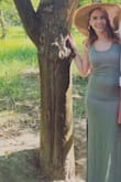 This dress is so comfortable yet so flattering. It hugs the curves and the slits on both sides give it such a unique and sexy touch. - Alexia M.