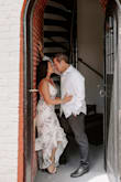 I love this dress! I wore it for my engagement pictures and it was perfect. I'm 4'11" and I wanted something long and flowy and this was the perfect dress! I felt so pretty and feminine in this dress and it hugged all the right curves! - DAWN D.