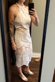 I think I just needed to order smalls in everything! This is a cute dress and I am hoping to exchange it for the small so I can wear it out after our wedding. It's a little too big in the chest and torso. - Shana L.