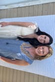This dress was really beautiful and perfect for my bridal shower. It is VERY low cut as in the picture but you can use some clothing tape for extra security. - Sara L.