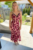 I loved this dress from the moment I saw it while browsing. It does run slightly big so I'm glad I went with a small. It's still slightly loose in areas but only I can tell. Wore it to a wedding and loved the way it looked! - Amanda S.